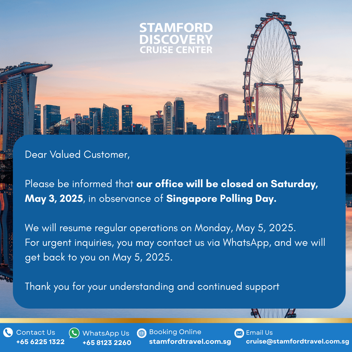 ANNOUNCEMENT